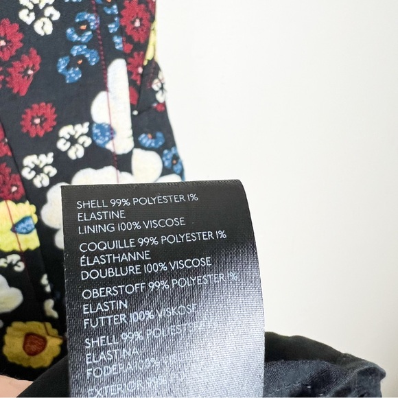 Anthropologie Maeve Marigold Floral A-Line Tie Back Fit & Flare Midi Dress - Picture 11 of 16